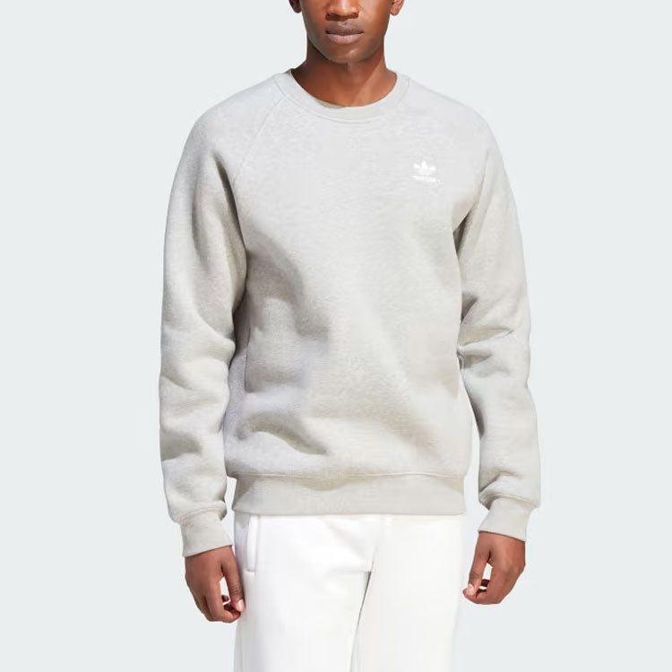 adidas Trefoil Essentials Crewneck 'Grey' IM4537