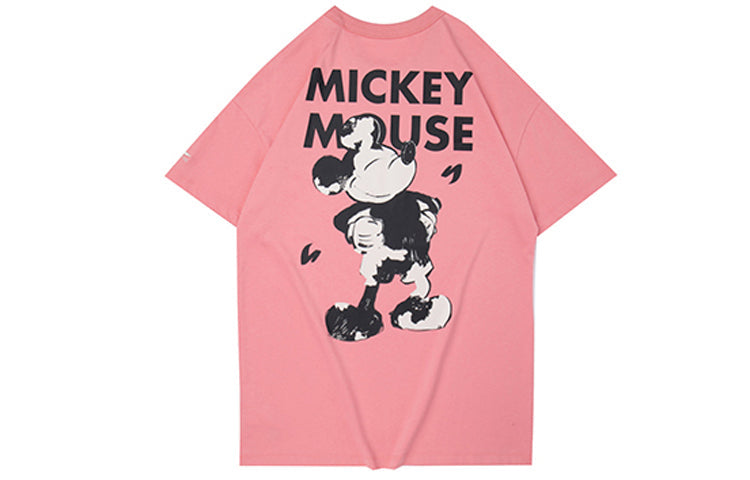 (WMNS) Li-Ning x Disney Mickey Mouse Casual Loose Tee 'Pink' AHSQ274-2