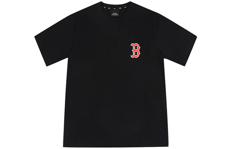 MLB Boston Red Sox Basic Printing Short Sleeve Unisex Black 31TS04031-43L