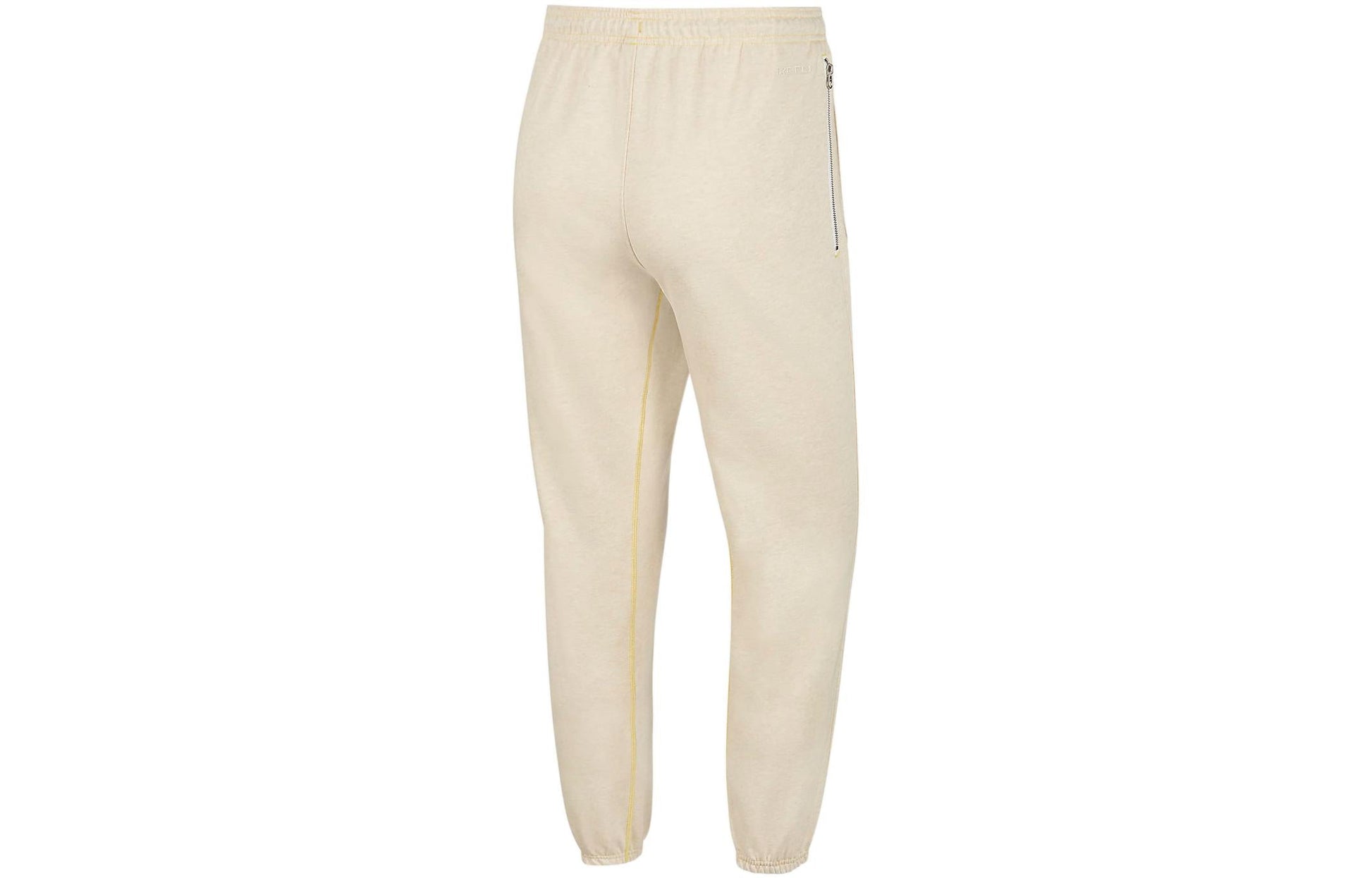 Men's Nike Dri-FIT Standard Issue Solid Color Casual Sports Long Pants Creamy White CK6366-252