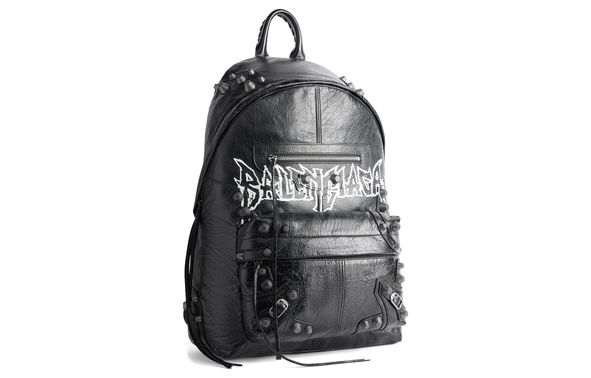 Balenciaga Le Cagole Backpack Diy Metal 'Black' 7662972AAXD1000