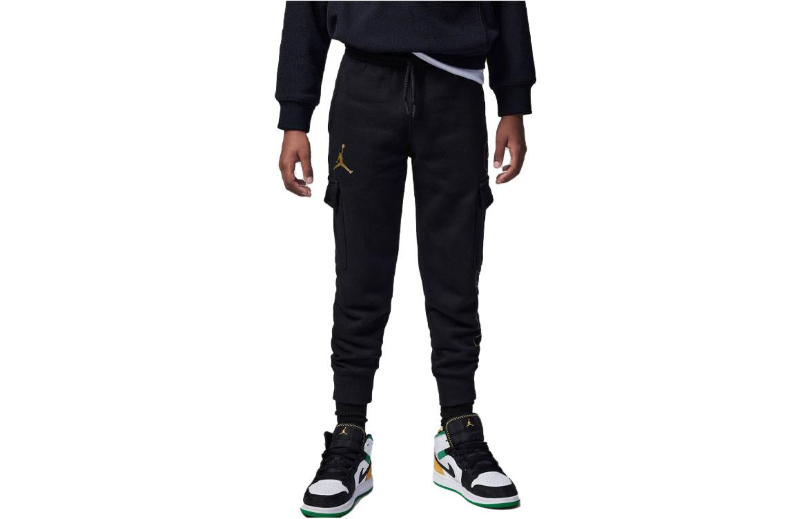 (GS) Air Jordan Sportswear Cargo Pants 'Black' FD0715-010