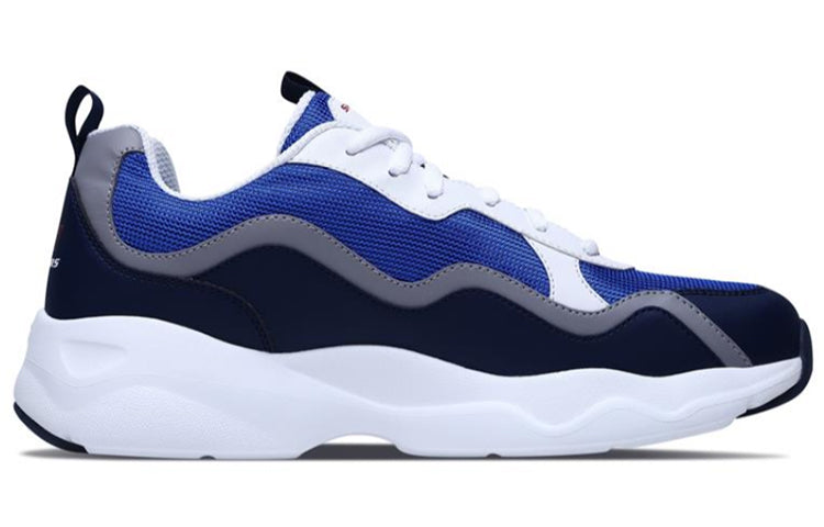 Skechers D'lites Airy Running Shoes Blue/White/Black 999859-BLMT