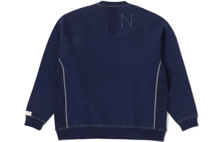 New Balance 1000 Sweat Crew Oversized Fit Asia Sizing 'Navy' AMT25020-PGM