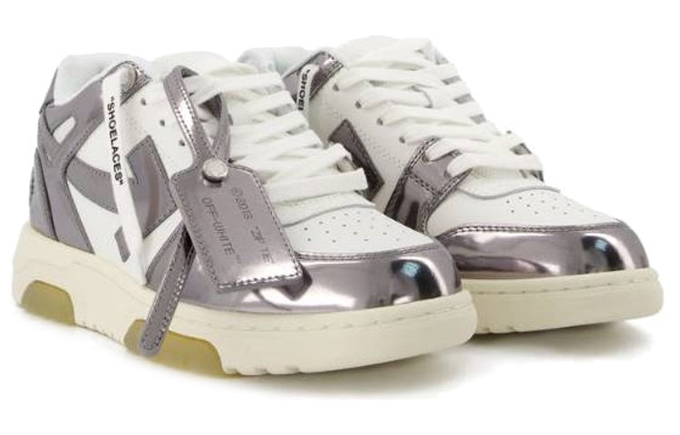 (WMNS) Off-White Out Of Office Mirror Sneaker 'Silver White' OWIA259F22LEA0060172