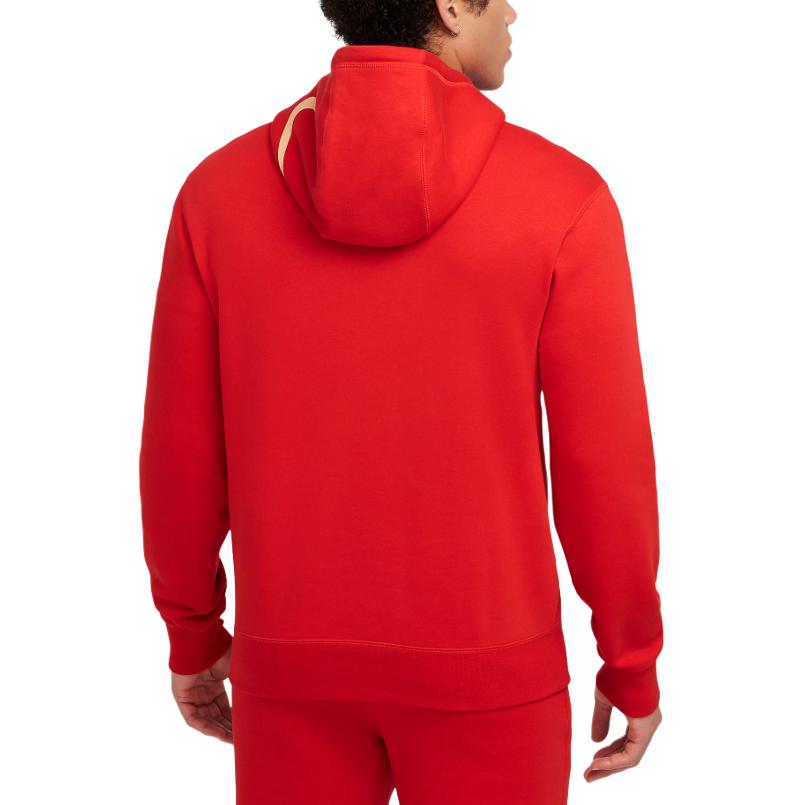 Nike JA Club Fleece Basketball Hoodie 'Red' FZ1038-657