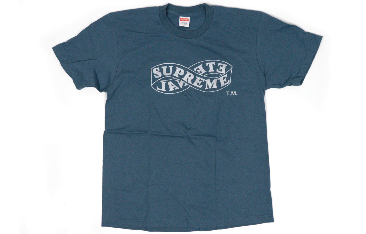 Supreme FW18 Eternal Tee Slate Logo Printing Short Sleeve SUP-FW18-457