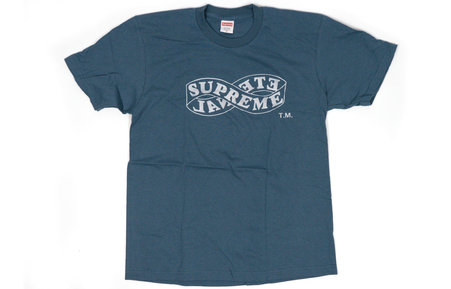 Supreme FW18 Eternal Tee Slate Logo Printing Short Sleeve SUP-FW18-457