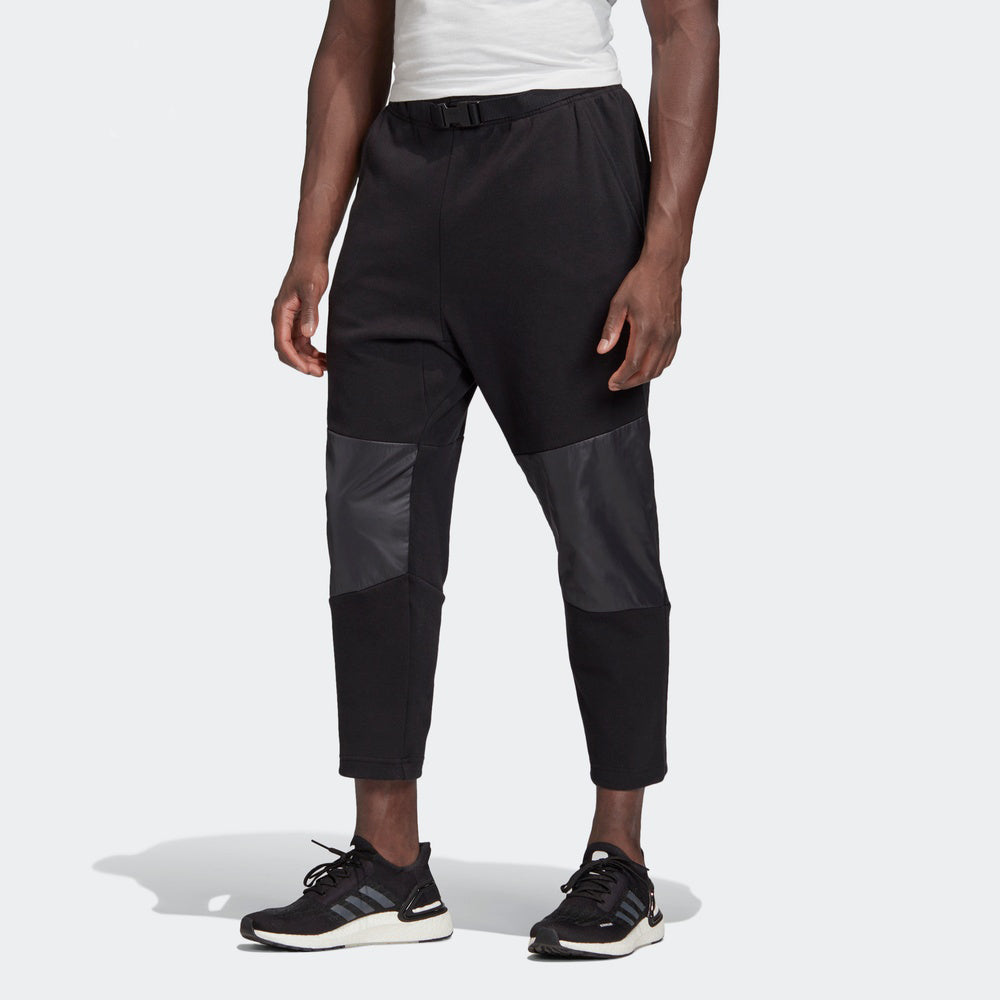 Men's adidas Splicing Sports Stylish Black Long Pants/Trousers FL5710