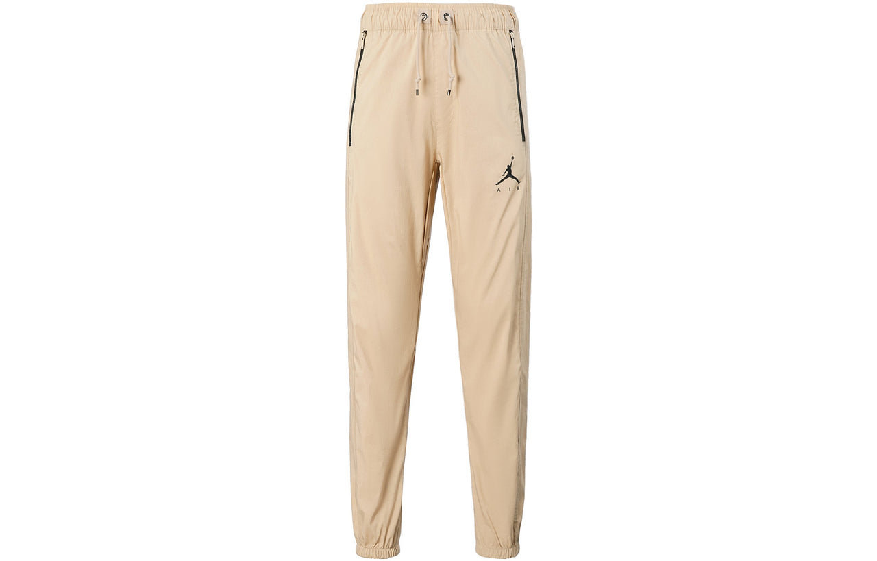 Air Jordan Jumpman Woven Casual Bundle Feet Sports Pants Yellow DJ6383-201