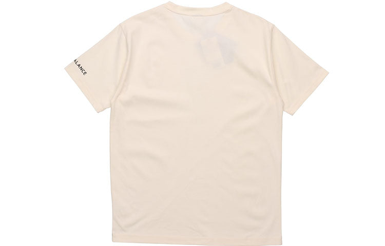 New Balance x Noritake Crossover Funny Pattern Round Neck Short Sleeve Couple Style White AMT02369-IV