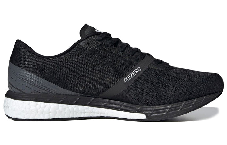 adidas adizero Boston 9 wide 'Black White' FY1117