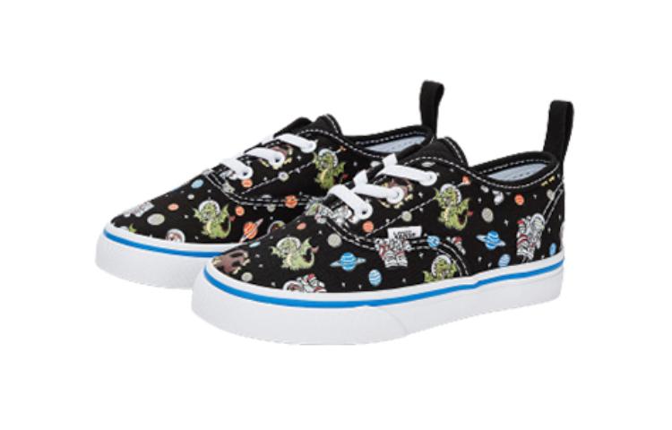 (TD) Vans Authentic Elastic Lace 'Black Multi' VN0A4BUYY61