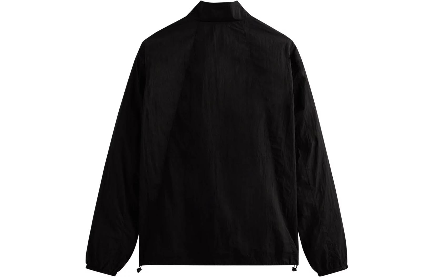 KITH Wrinkle Nylon Windsor Panelled Track Jacket 'Black' KHM010171-001