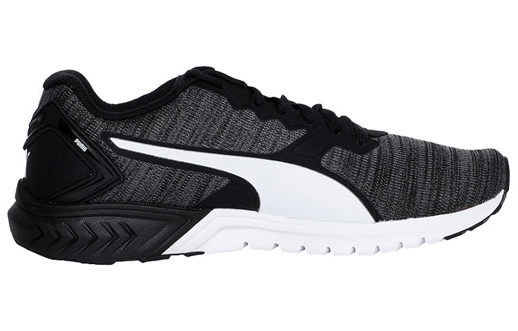 (WMNS) PUMA Ignite Dual Nm Low Top Running Shoes Black/White 191482-02