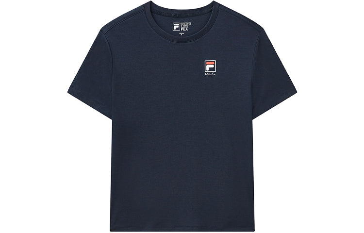 (WMNS) FILA Logo Printing Knitting Blue F11W128152F-NV