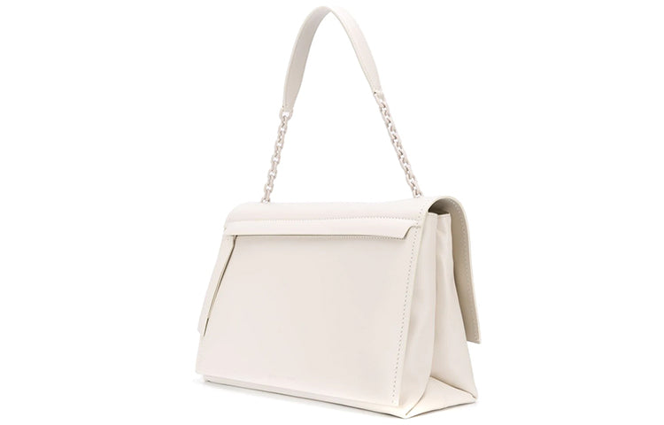 (WMNS) Off-White Binder Clip Soft shoulder bag White OWNA119S20LEA0010300