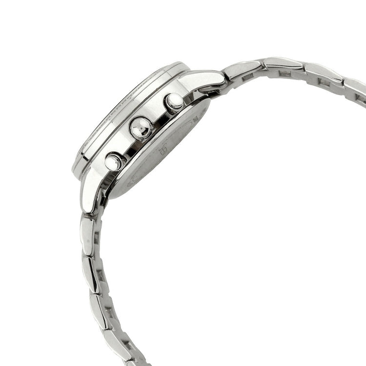 CASIO SHEEN Waterproof Stainless Steel Strap White Analog SHE-5018D-7ADF