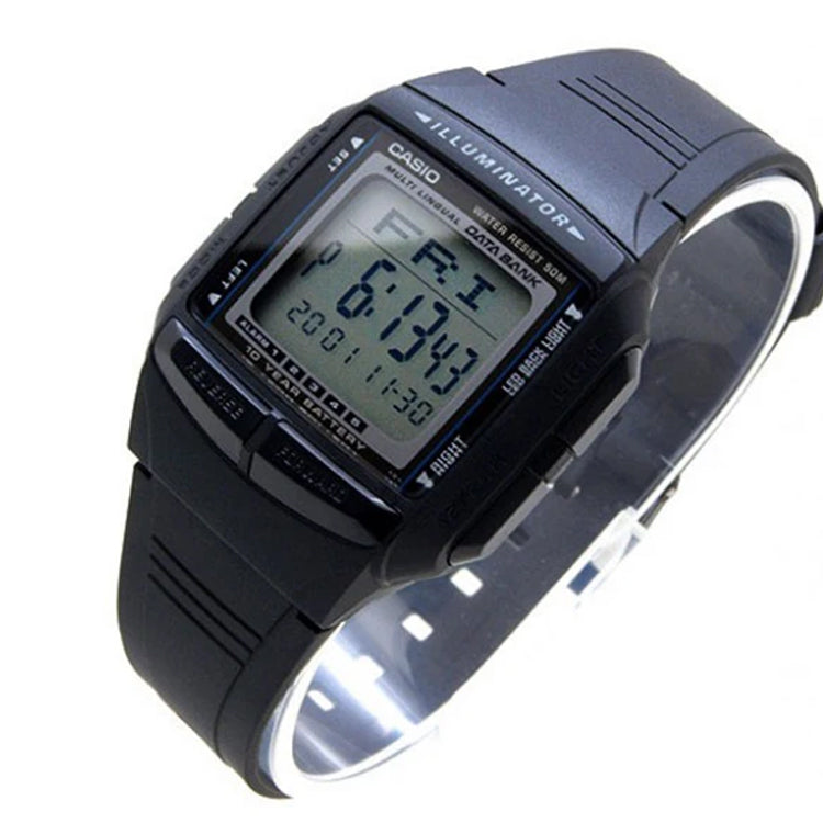 CASIO Electic Sport Simplistic Square Men's Quartz Waterproof Sports Mens Black Digital DB-36-1A