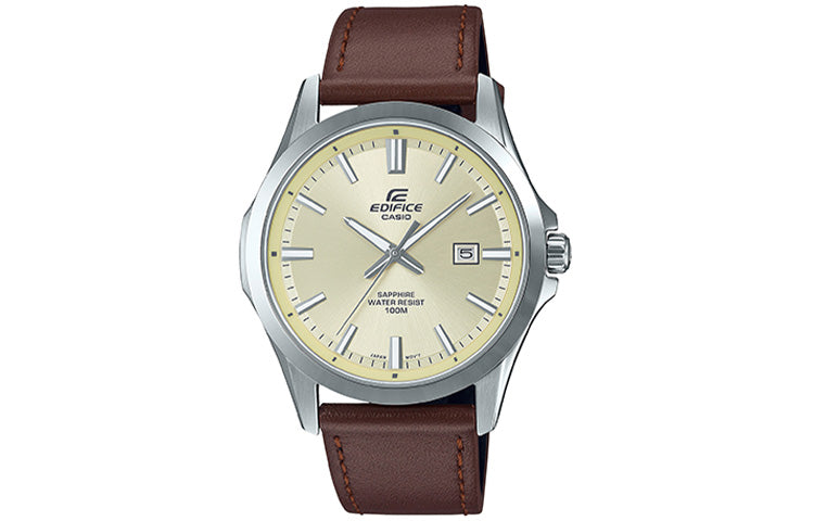 CASIO Minimalistic Casual EFB-106DL-7AVUPR&SHE-4542DL-7AUPR Couple Gold Analog EFB-106DL-7A&SHE-4542DL-7A
