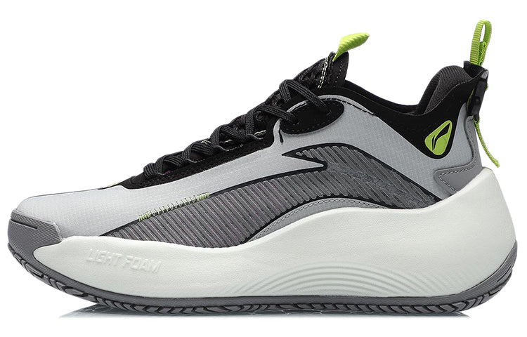 (WMNS) Li-Ning 1 BadFive Street Sole 'White Grey Green' AGBR002-1
