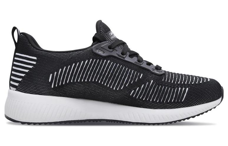 (WMNS) Skechers Bobs Squad 'Black White' 31360-BKW