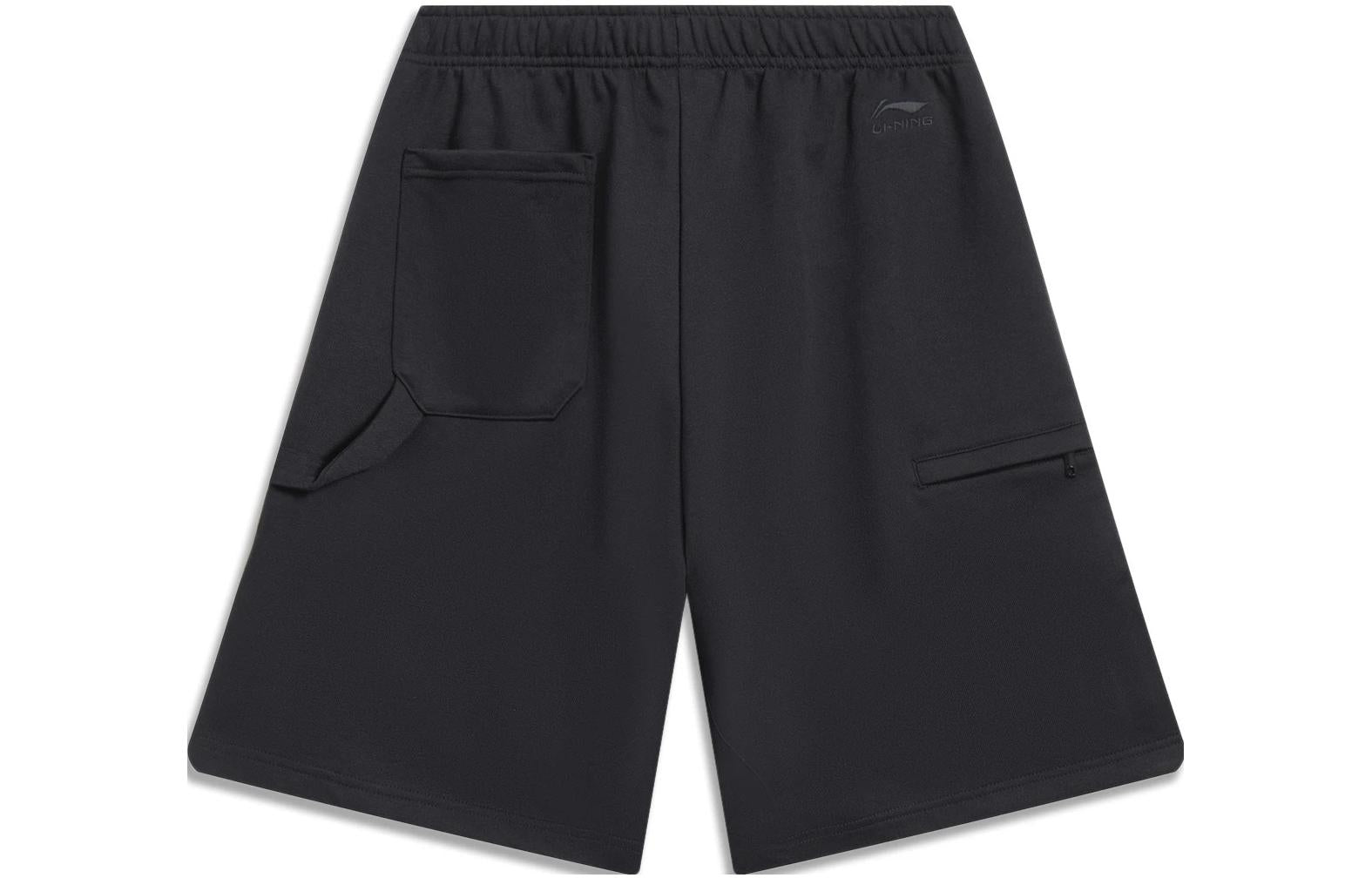 Li-Ning Logo Straight Short 'Black' AKST197-2