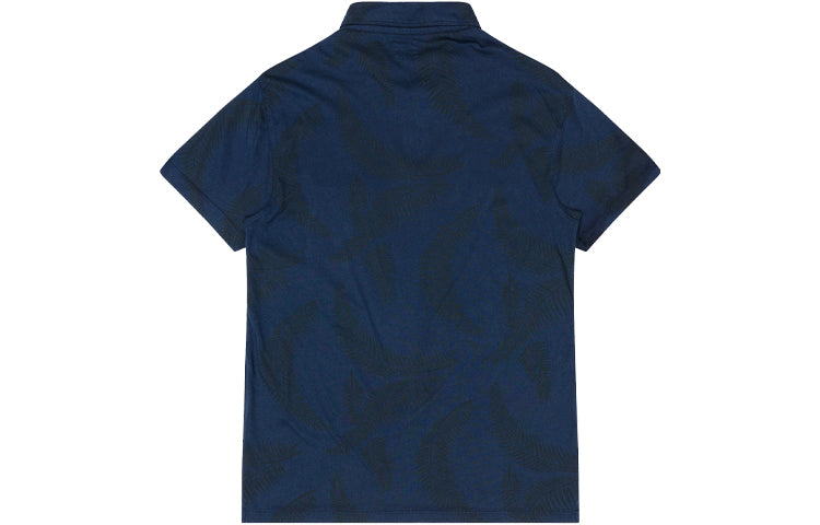 Men's Levis Lapel Pure Cotton Short Sleeve Dark Blue Polo Shirt 72809-0012