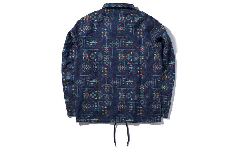 Li-Ning New York Fashion Week Series Embroidered Logo Sports Jacket Blue AFDP627-1