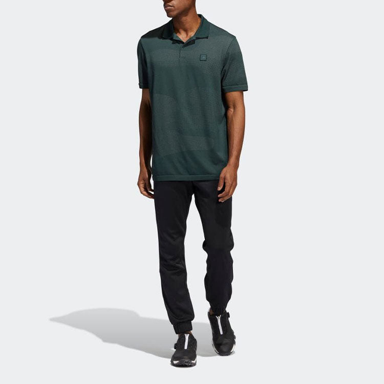 Men's adidas Colorblock Sports Short Sleeve Polo Shirt Dark Green HF6494