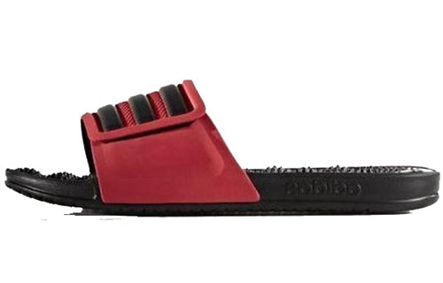 adidas Men Sandal Adissage Black Red Slippers 'Black Red' BB4110