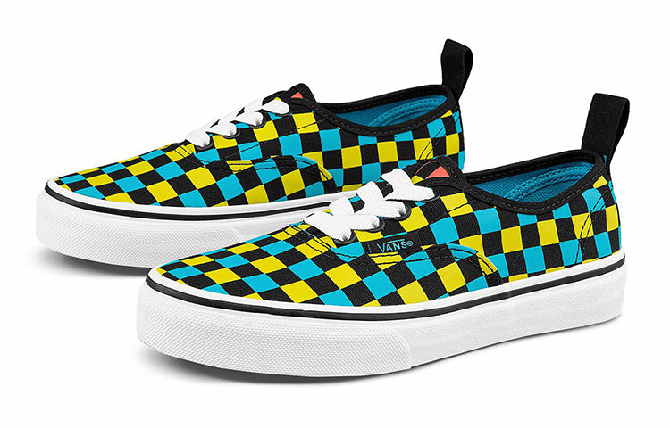 (WMNS) Vans Authentic K Plaid Black/Yellow VN0A4BUS30M