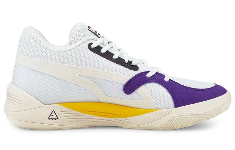 PUMA TRC Blaze Court 'White Spectra Yellow' 376582-07