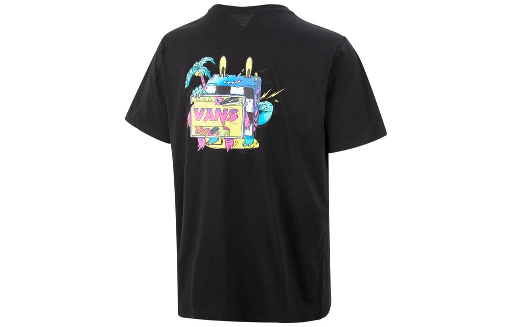 Vans Print Artist Collaboration T-shirt 'Black' VN0A7TQNBLK