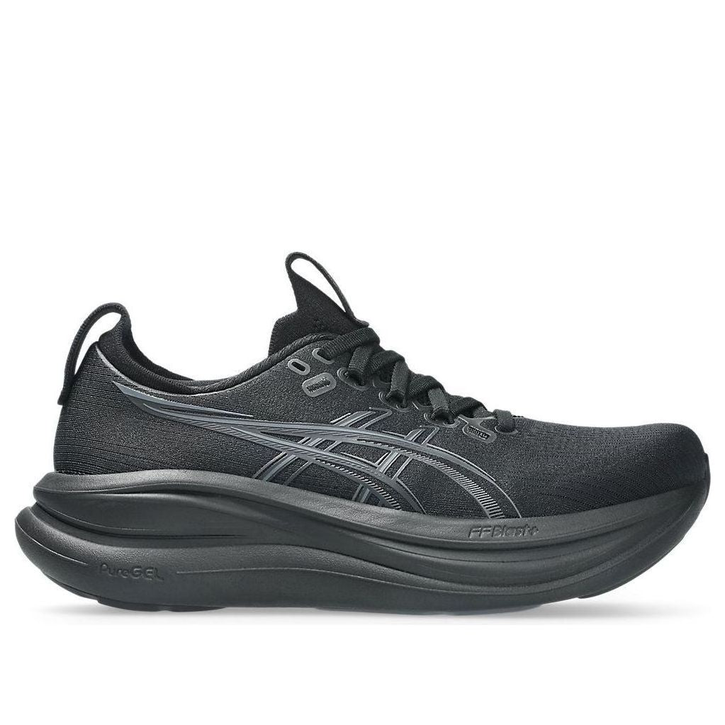 (WMNS) ASICS Gel-Nimbus 28 D Wide 'Black Graphite Grey' 1012B917-001