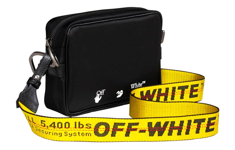 Off-White Logo Printing Series Camera Bag Black OMNQ003R21FAB0011001
