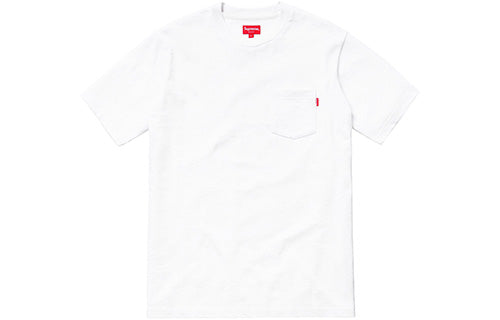 Supreme FW18 S/S Pocket Tee White Short Sleeve SUP-FW18-072