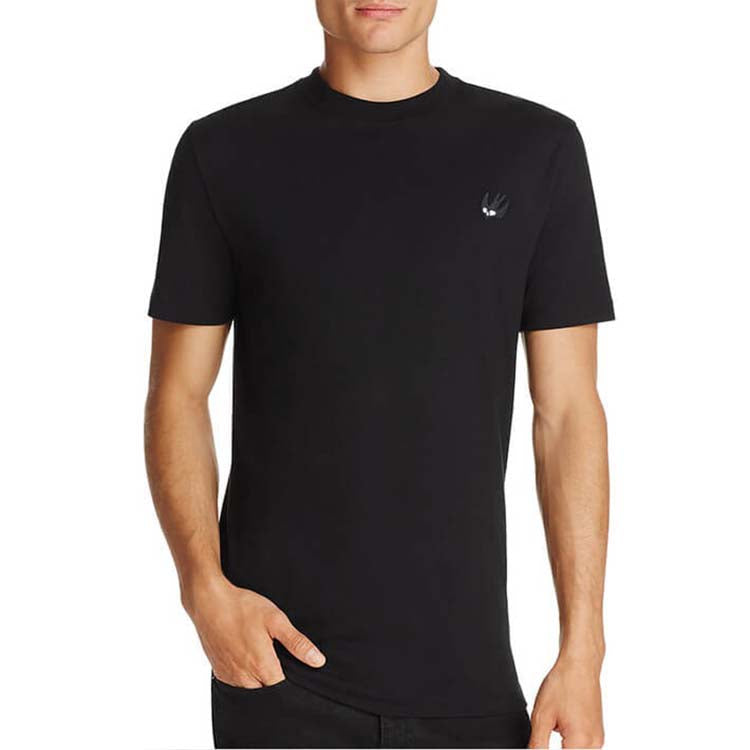 McQ Alexander McQueen Swallow Short Sleeve Unisex Black 277605-RKH36