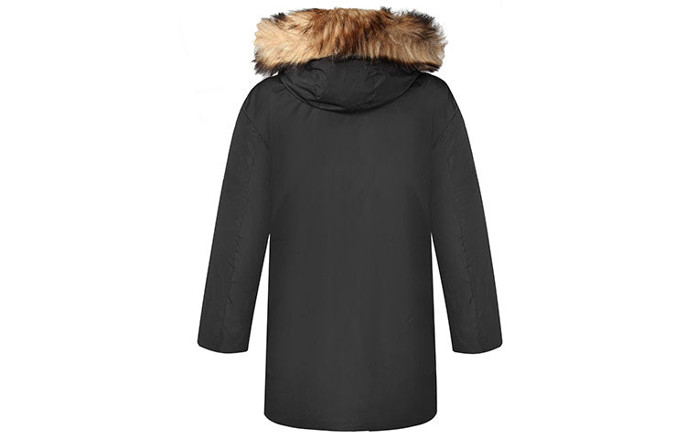 New Balance Long Down Parka Asia Sizing 'Black' NP848051-BK