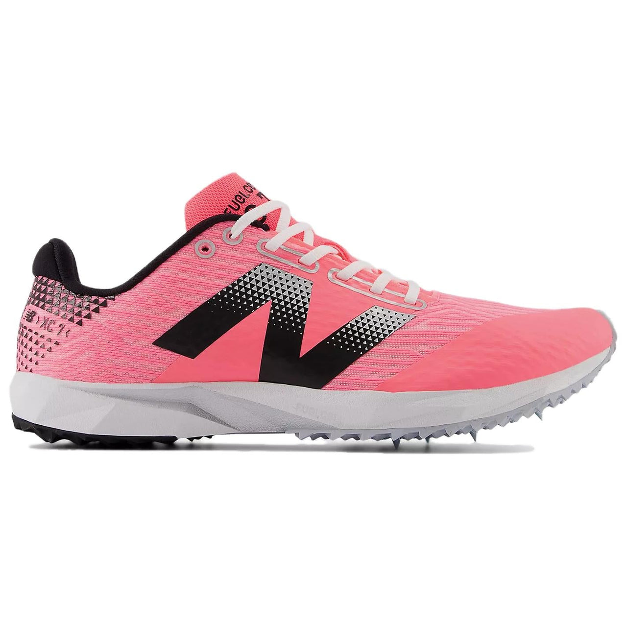 (WMNS) New Balance FuelCell XC7 v5 'Ultra Pink Black Silver Metallic' WXCS7LP5