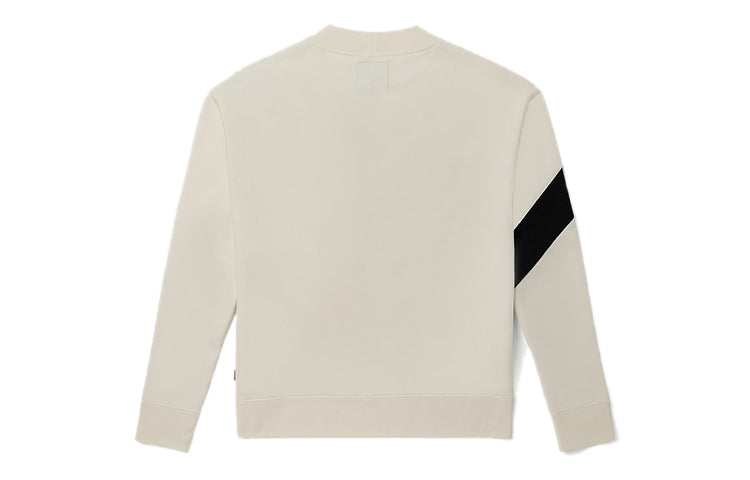 Vans Logo Printing Casual Sports Pullover Couple Style White VN0A54NC3KS