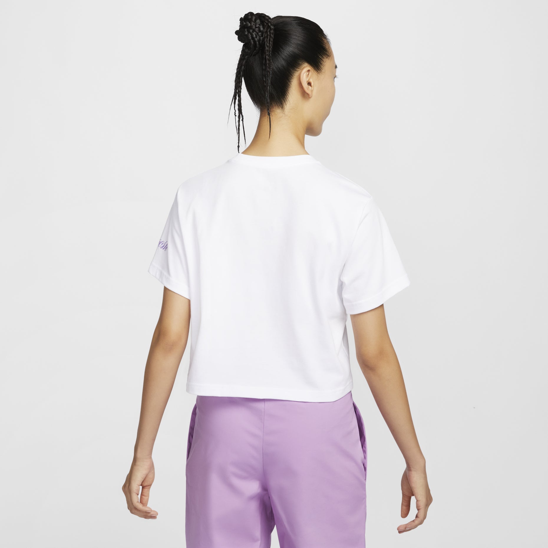 (WMNS) Nike Sportswear Graphic Oversized T-Shirt Asia Sizing 'White' FZ2856-100