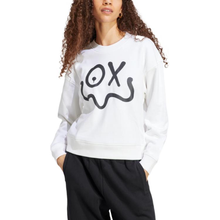(WMNS) adidas Originals x Andr Saraiva Sweatshirt 'White' HY4268