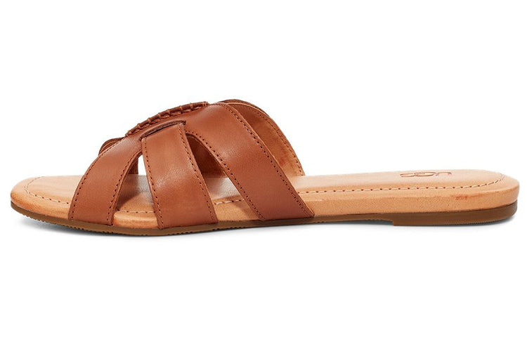 (WMNS) UGG Teague Brown Slippers 1119750-TLTH