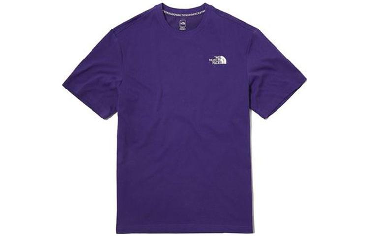 THE NORTH FACE Graffiti Character Small Logo Short Sleeve Couple Style Purple NT7UL09B