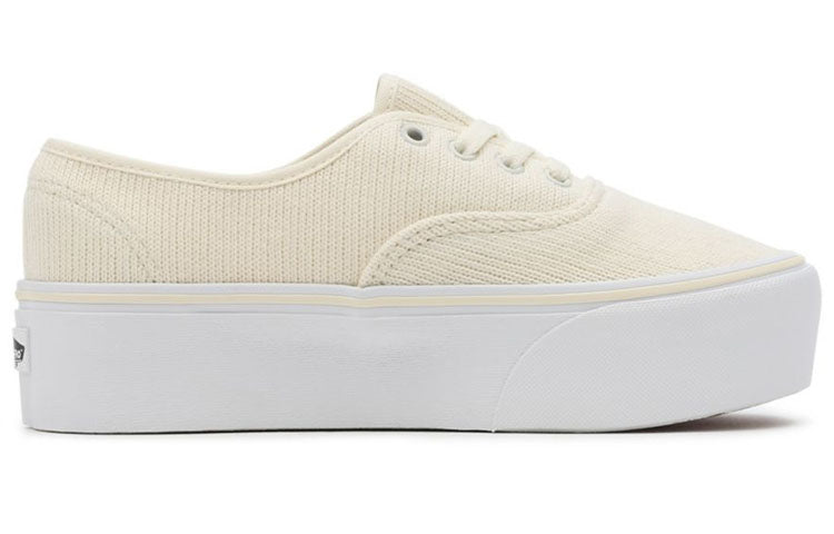 Vans Authentic Stackform Rib Knit 'Cream White' VN0A5KXXAZ1