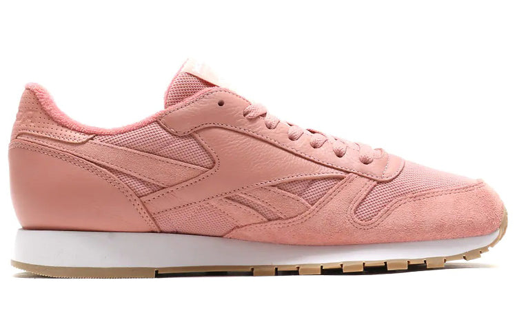 Reebok Classic Leather Low Top Wear-Resistant Pink BS9723
