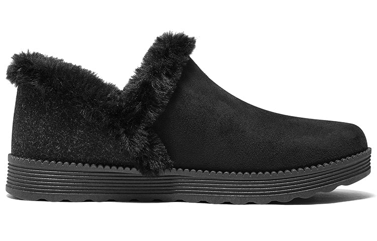(WMNS) Skechers Modern Comfort Winter Shoes 'Black' 167660-BBK