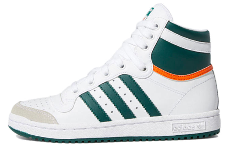 (GS) adidas Top Ten High J 'White Collegiate Green' EF2831