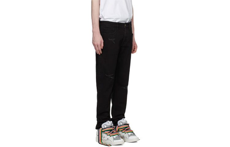 Drew House SSENSE Exclusive Tapered Jeans 'Black' DR-SS22-246
